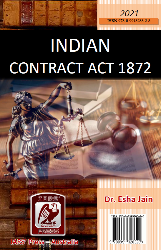 Indian Contract Act 1872 by Dr. Esha Jain IARS Press